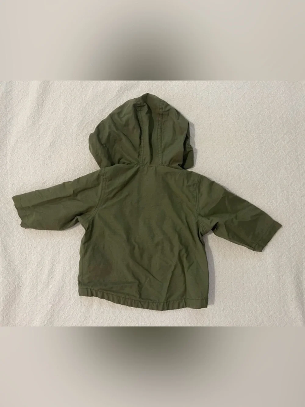 Old Navy Army Green Hooded Utility Baby Jacket NWOT
